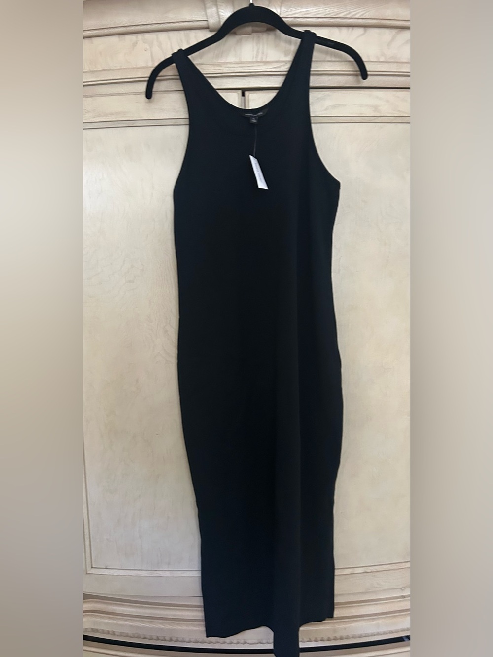 Banana Republic Black Ribbed Scoop Neck Tank Top - Picture 2 of 4